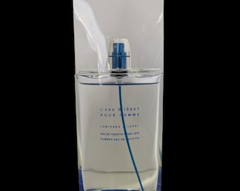 Issey Miyake L'eau D'issey Pour Homme Lumieres Summer 4.2 Oz 125 mL Rare 2002