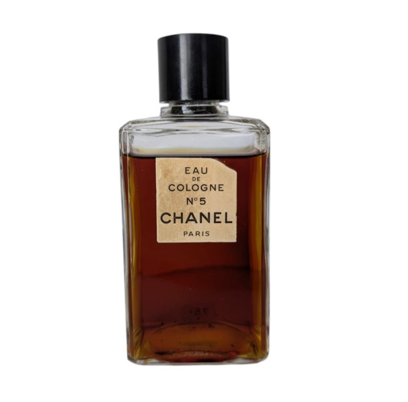 Vintage Chanel No 5 Paris Eau de Cologne 75 Degrees Versiegelt Originalformel 70er Jahre Bild 1