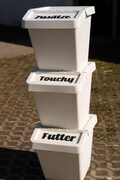 Personalized feed bin stickers • Dog • Horse • Feed • Storage • Stickers • IKEA product logo