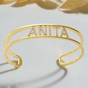 Cuff Name Bracelet Gold ,Custom Name Bracelet Silver,Name Bangle, Initial Cuff Bracelet Personalized,Unique Design Cuff Bracelet Woman Wrist
