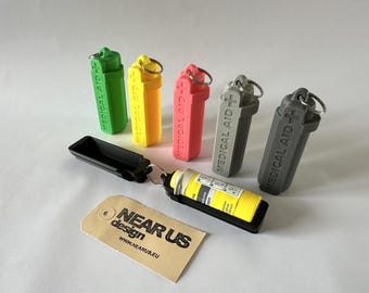 Baqsimi holder | Diabetes accessory glucagon nasal spray container keychain magnetic closure 3D Printed