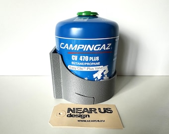 Campingaz CV470 Plus Gas Can Holder | Snap-Fit Weatherproof including screws 3D Printed