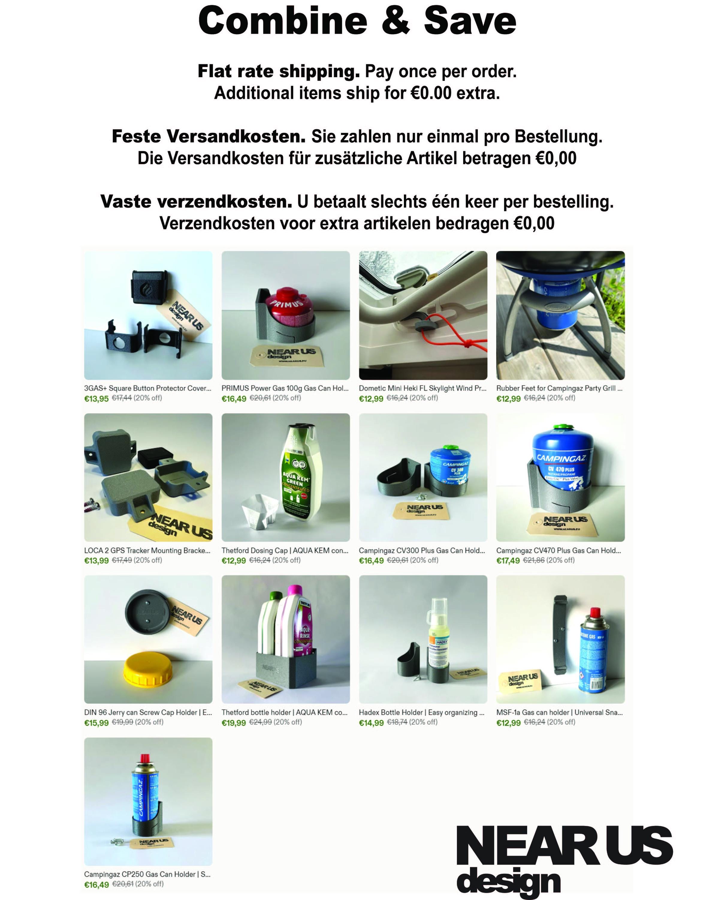 Campingaz CV470 Plus Gas Can Holder | Snap-fit Weatherproof