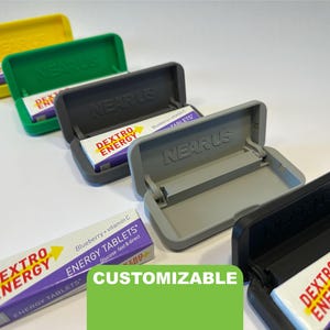 Dextro Energy Houder | Personaliseerbaar Diabetes accessoire slanke houder magnetische sluiting 3D-geprint