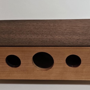 Travel Cajon Hand Drum with Snare: Cherry & Walnut, Compact Percussion