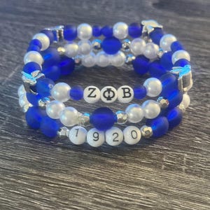 Zeta Phi Beta Bracelet Stacks