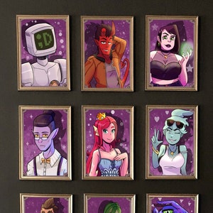 Impressions format carte postale Monster Prom