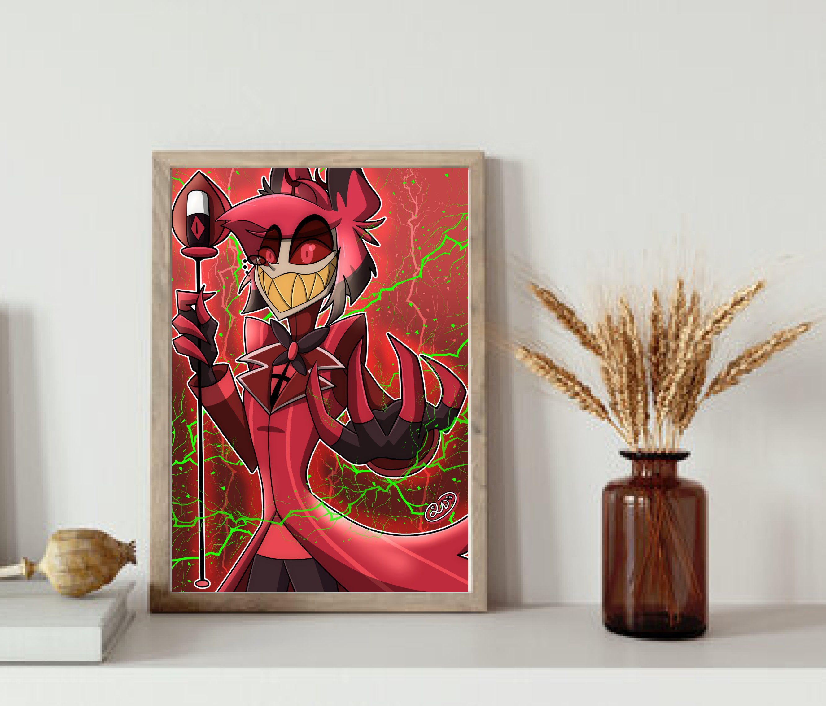 Alastor Hazbin Hotel Print (A5/A4) - Etsy