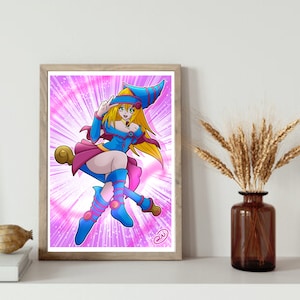 Dunkler Magier Mädchen Print (A4/A5)