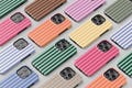 Custom Color Stripe Phone Case \u2013 Compatible with Samsung Galaxy S25 Ultra, iPhone 17e 16 15 Pro & Google Pixel 10 Series