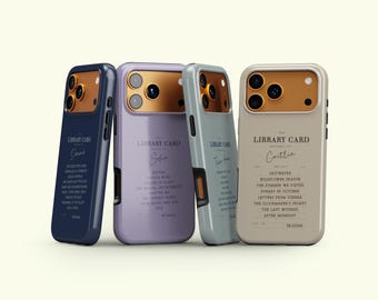 Funda personalizada para móvil con lista de libros pendientes (TBR), funda con diseño de tarjeta de biblioteca, compatible con iPhone 17, Samsung y Google Pixel. Regalo ideal para amantes de los libros.