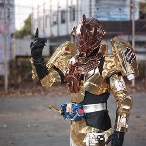 Kamen Rider Grease Wearable Cosplay Costume - Tokusatsu Suit