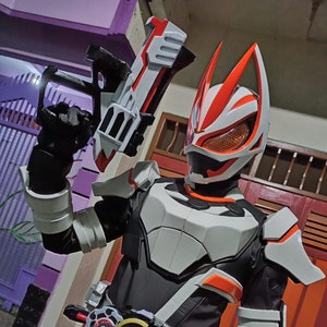 Kamen Rider Geats Magnum Boost Tokusatsu Suit Wearable Cosplay Costume Commision Order