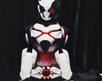 仮面ライダーアーク01　特撮仕様コスプレ衣装一体式　複眼発光モデル 仮面ライダーアーク01 特撮仕様コスプレ衣装一体式 複眼発光モデル