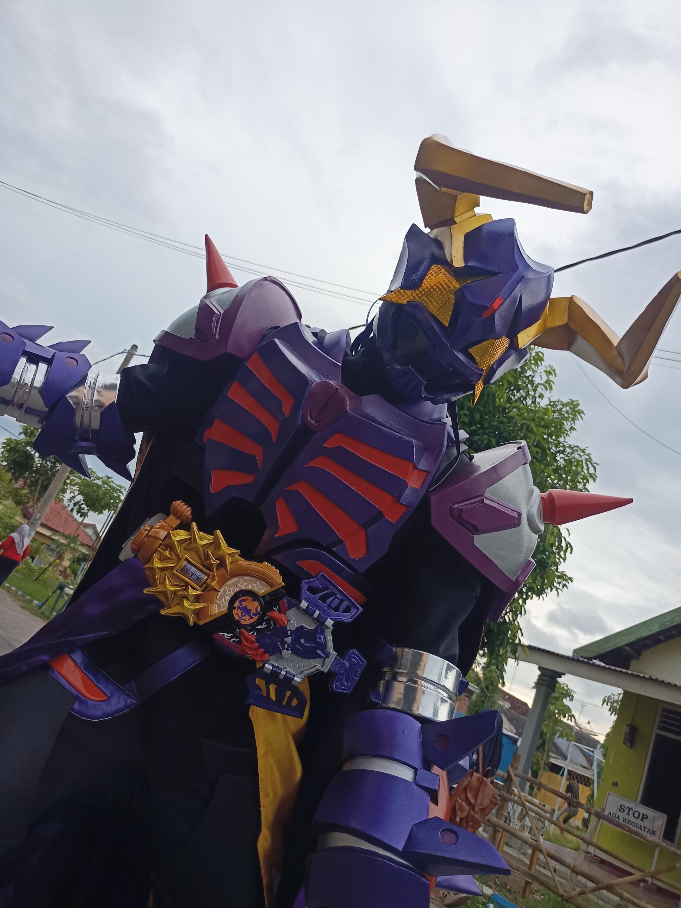 Kamen Rider Buffa Jyamashin Fever Zombie Form Cosplay Costume