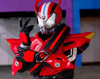 仮面ライダーリュウガ　コスプレ衣装　塗装完成品 コミックマーケット95 2日目 防災公園 仮面ライダー龍騎 「仮面