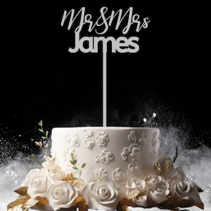 Individueller Holz Cake Topper Personalisierter alles Gute zum Geburtstag Tortendeko, Partydeko für Geburtstage, individuelles Alter und Namensdekoration