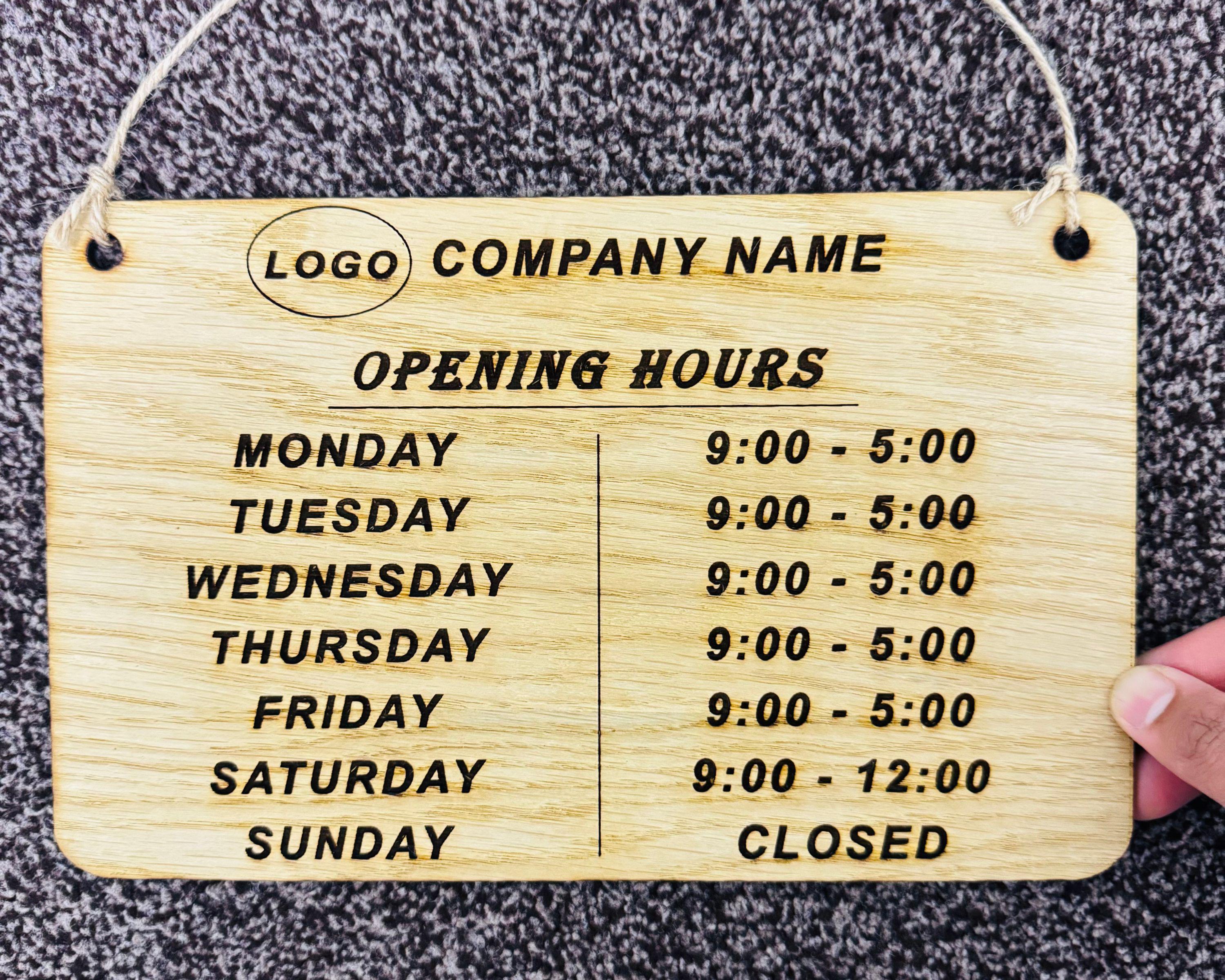 Open Close Signage Booth Open Close Sign Wooden Open Or Closed Hanging Signboards. Made Of Wood ...