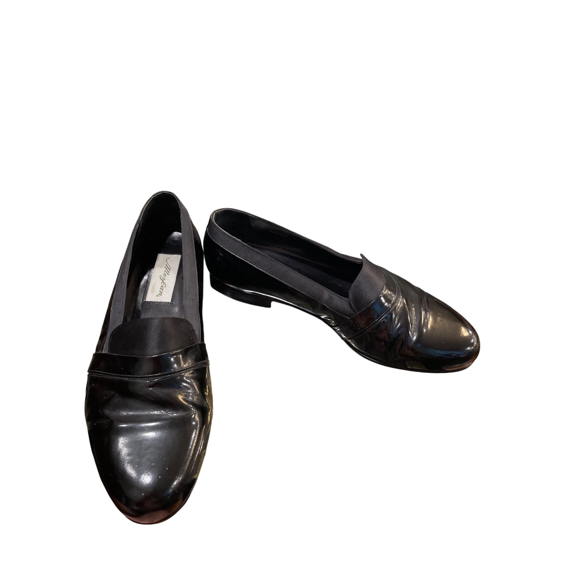 Loafers Men Vintage Patent - Etsy display picture 1