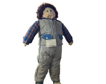 The Little People Soft Sculpture Victor Barry cabbage patch 1981 By Xavier Roberts SKU 8608