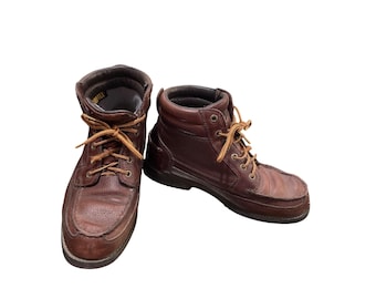 Cabelas VTG Vibram Gore-Tex męskie brązowe skórzane botki sz 7D SKU 10-060