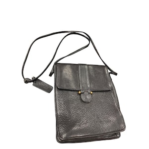 Fossil VTG zwarte leren schoudertas voor dames: 8 x 6,5 x 3 inch, artikelnummer 9975,-