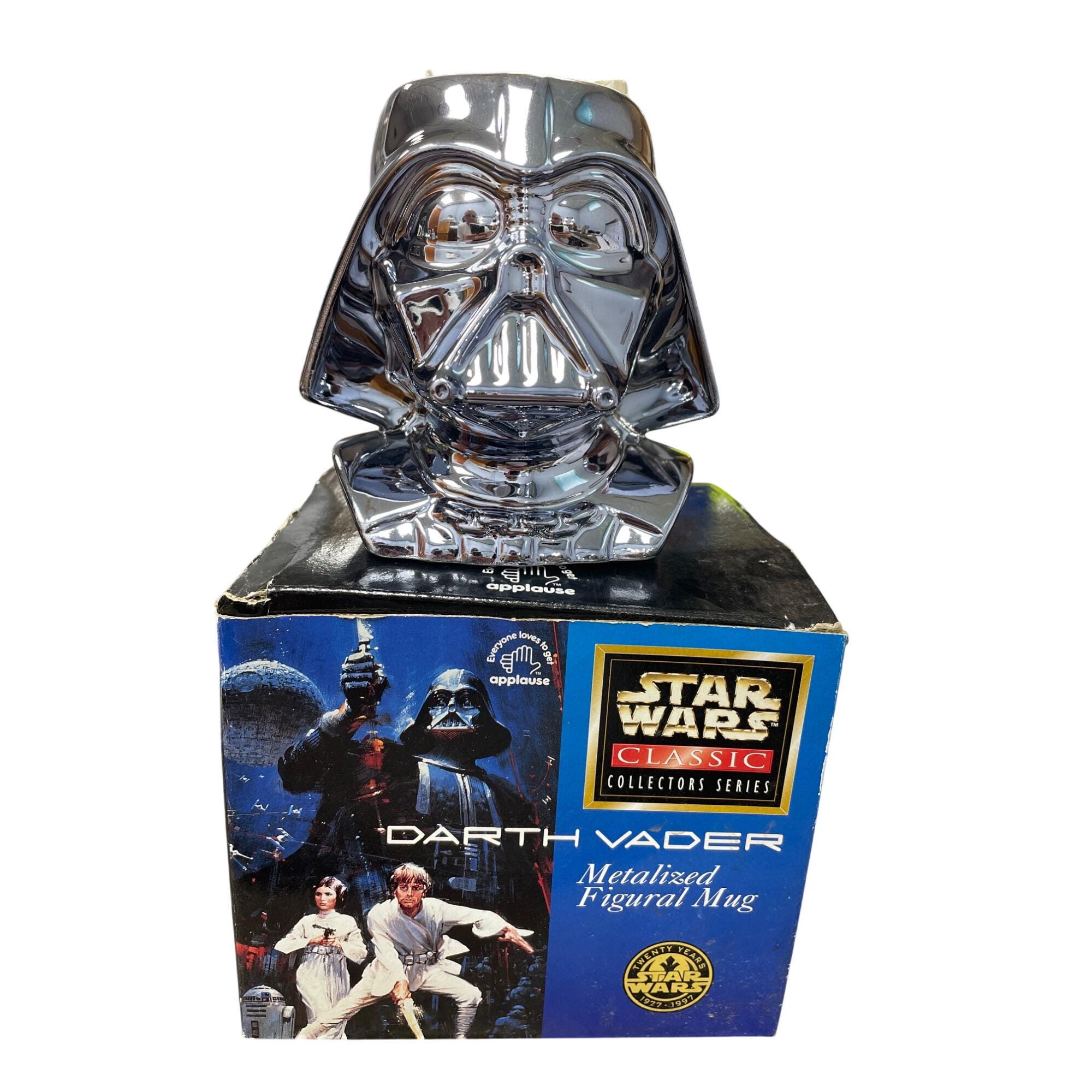 Star Wars Classic Applause Darth Vader Metalized Figural Mug SKU