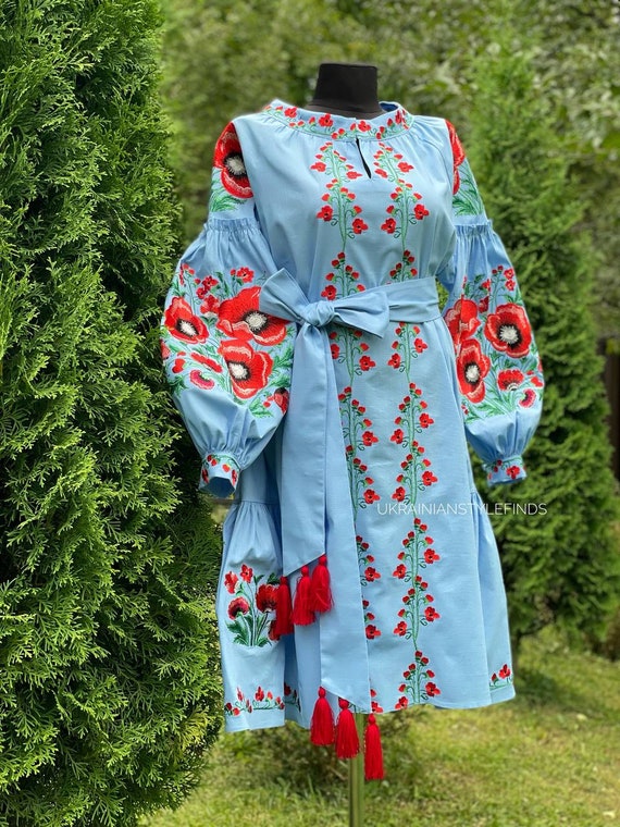 blue dress with red poppies Isabelle Navy Red Poppy Float Sleeve Maxi Dress – Scarlett & Jo