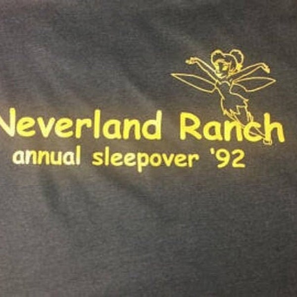 Neverland Ranch Annual Sleepover 92 Shirt Michael Jackson Shirt