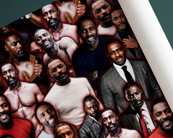 Idris Elba Geschenkpapier- Geschenkpapier- Idris Elba Geschenkpapier