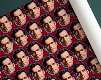 Henry Cavill Geschenkpapier - Personalisiertes Geschenkpapier - Henry Cavill Geschenkpapier