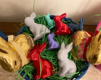 PREMIUM Easter Bunny Ornament | 3D Printed Spring Home Decor | Made in USA