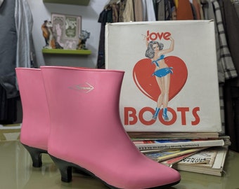 Bottes Hiver Femme Diadora – Véritable Cuir – Fabriquées En Italie – Vintage – Taille 36 – Marron