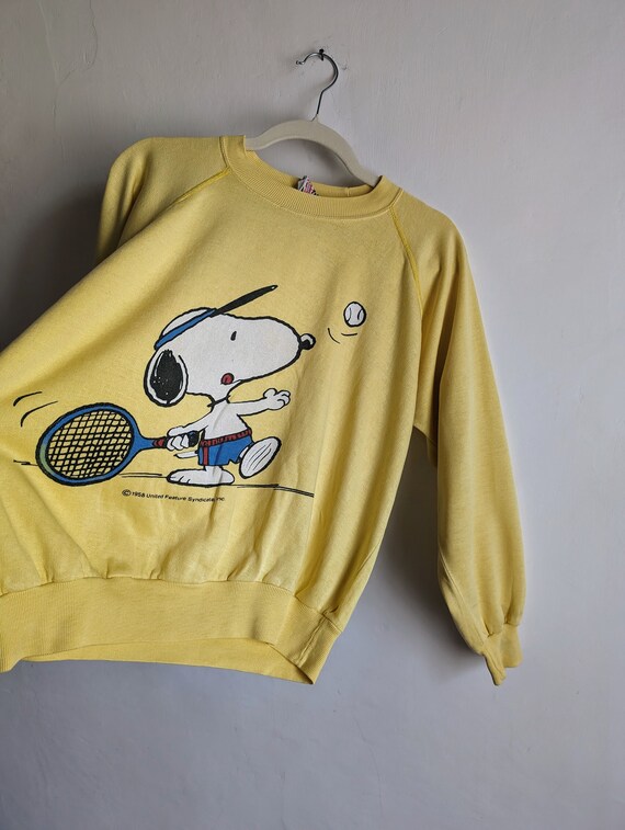 Vintage late 70s early 80s Snoopy & Woodstock swe… - image 1