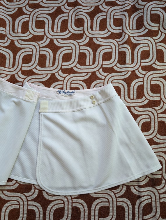 Short de tennis adulte Sergio Tacchini Pete Sampras, vintage des années 90. Taille de l'étiquette L, IT54, US36/38, UK 36/38, F48. Blanc - France