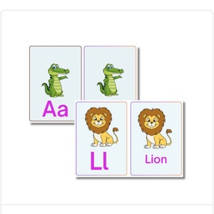 ABC Flash Cards, Educational Cards, A-Z Cards, Learn ABCs, Alphabet Flashcards, Kids Rainbow Colors Alphabet, DIGITAL DOWNLOAD