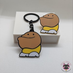 Brelok Fatov | Przypinka Homer Simpson | Druk 3D | Brelok Simpsonowie | Zabawny brelok