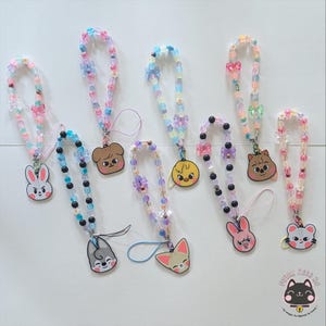 Skzoo Perlen Anhänger | Stray Kids Schlüsselanhänger | 3D Druck | Charm Anhänger | Kpop Zubehör | Kpop Anhänger | SKZ merch | Kpop Geschenk