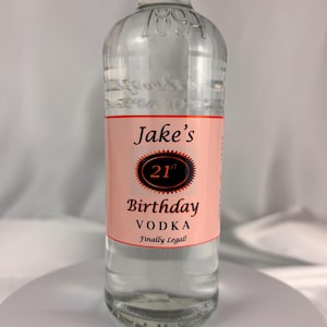 Etichetta mini personalizzata per la vodka Tito's, personalizza le etichette per mini bottiglie da 50 ml di Tito's, perfette per matrimoni, compleanni, bomboniere - Titos personalizzati