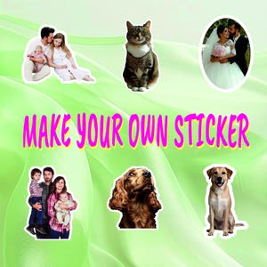 Calcomanías y vinilos personalizados: tu imagen, logotipo o diseño / Cualquier forma / Etiquetas, fotos o arte convertidos en calcomanías - Calcomanía con imagen personalizada