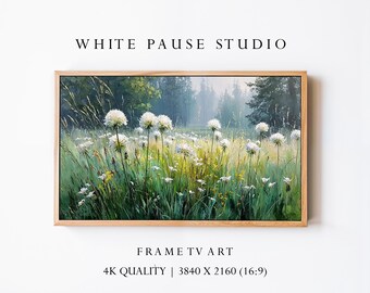 Dandelion Field Art for Samsung Frame TV (4K UHD)