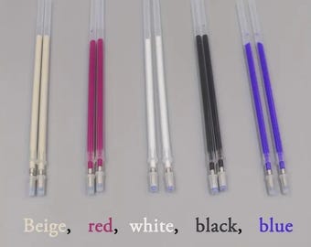 1 refill, Heat Erasable Pen – Fabric Marker Sashiko Embroidery – Heat-erasable marker pens with disappearing ink