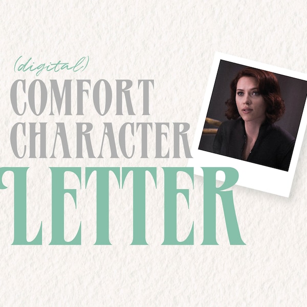 a digital letter from Natasha Romanoff