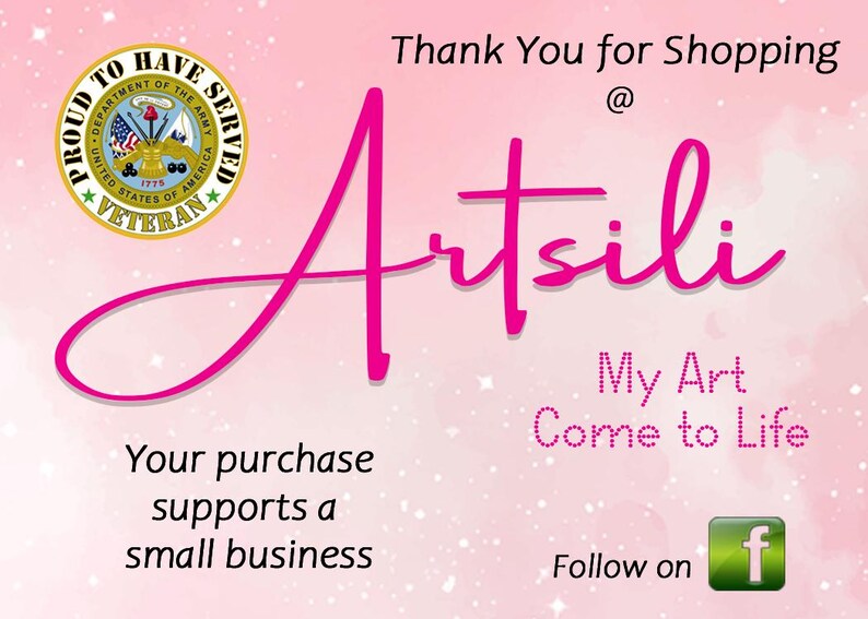 Artsili gift shop - thank you