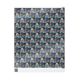 Virgin Mary Gift Wrapping Paper - Praying Mary - Religious Gift Wrap Paper - Special Occasion Gift Wrap - 3 Sizes - Glossy or Matte - 30x36 size glossy