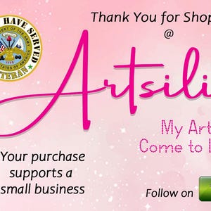 Artsili gift shop - thank you
