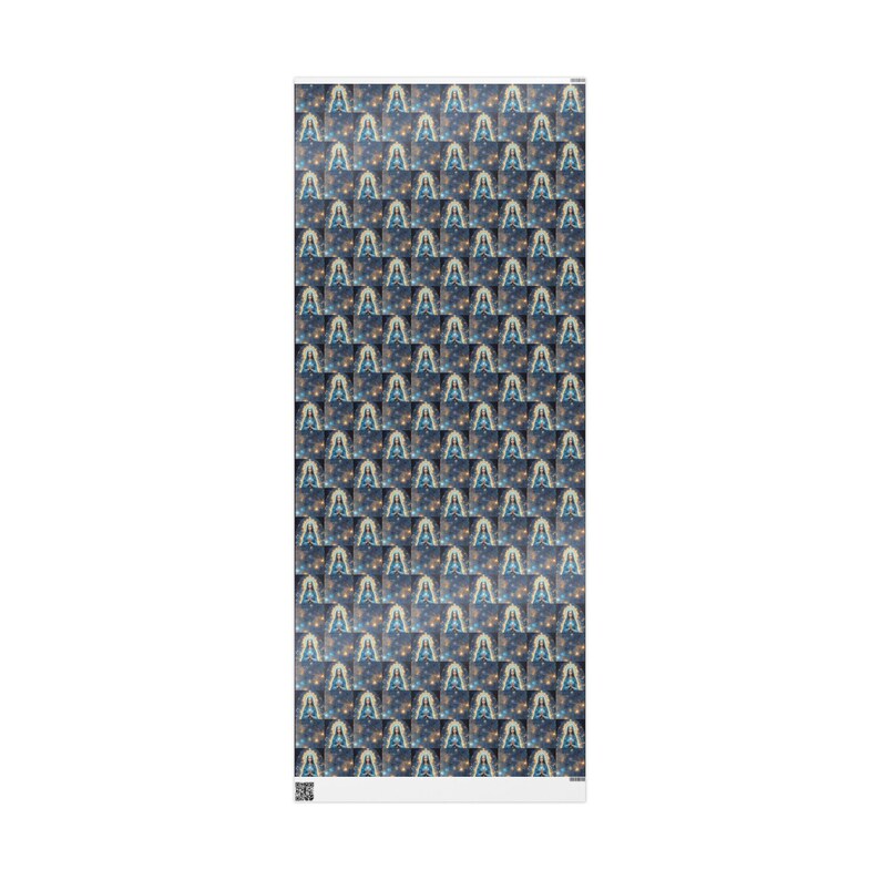 Virgin Mary Gift Wrapping Paper - Praying Mary - Religious Gift Wrap Paper - Special Occasion Gift Wrap - 3 Sizes - Glossy or Matte - 30x72 size glossy