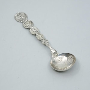 Gorham Sterling Silver 6" Actors Fund Fair c1892 MSG NYC Souvenir Spoon 38g