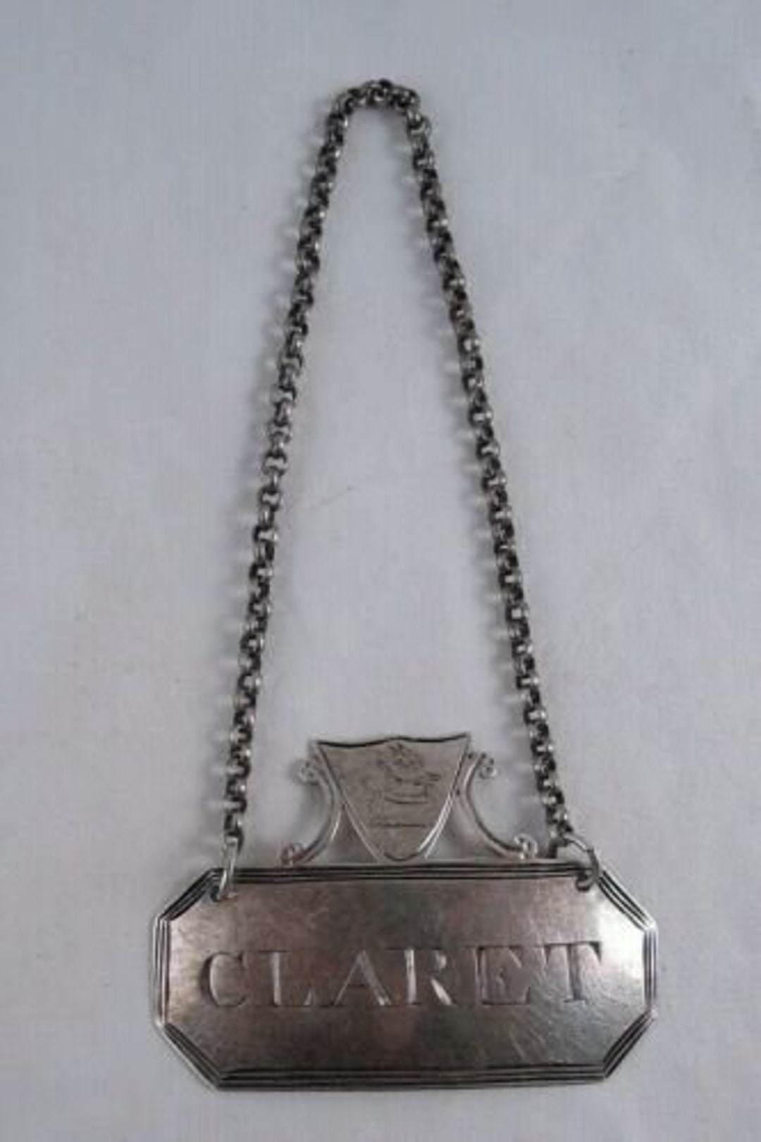 Samuel Teare Irish Sterling Liquor Label Decanter Tag Claret Dublin ...