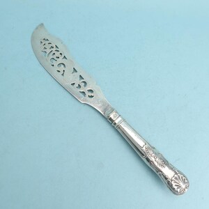 Thomas Sansom & Sons Sheffield Plate Fish Serving Knife with Replacement Blade
